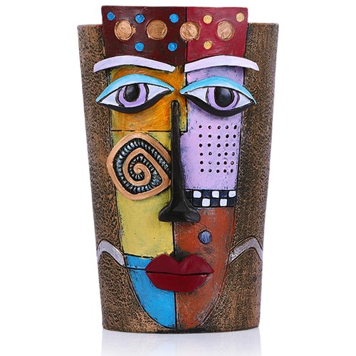 Picasso abstract face planters - picasso,